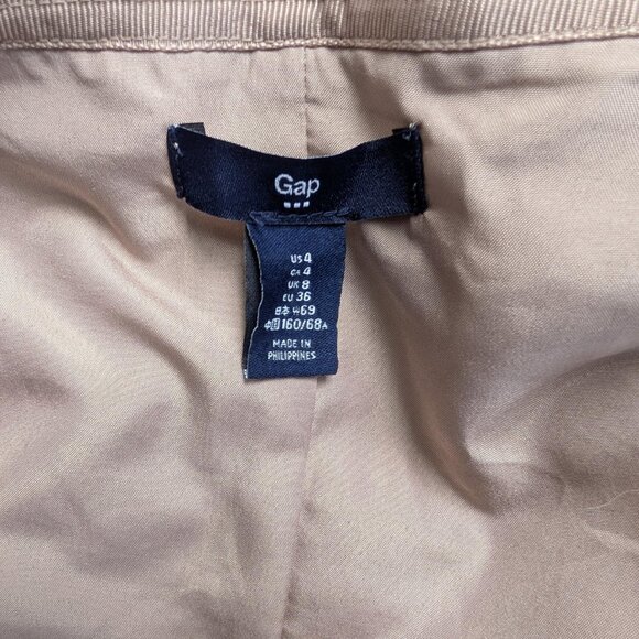 Gap Gold Sequin Mini Skirt, Size 4 - Picture 3 of 5